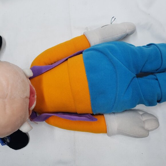 Vintage Applause Disney Goofy 27 Inch Tall Soft Plush Green Hat Purple Vest - Picture 8 of 16